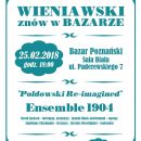 Koncert Ensemble 1904 w Bazarze (2018) - afisz 