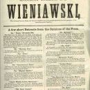 Fragment afisza obwieszczającego koncert Henryka Wieniawskiego w Królewskim Teatrze Lyceum w Londynie, 20 listopada 1858 / A fragment of a poster of Henryk Wieniawski's concert in the Royal Lyceum Theatre in London, 20 November 1858. 