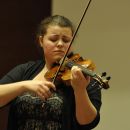 Karolina Errera (Russia) playing P. Hindemith's Sonata Op. 11 No. 4. First Prize Winner / phot. T. Boniecki