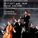 Janoska Ensemble. Koncert 25.11.2017. Plakat 