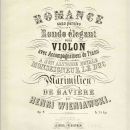 Romance sans paroles op. 9, strona tytułowa pierwodruku / title page of the first edition 