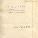 Title page of Op. 16 by J. Wieniawski. Archives of Henryk Wieniawski Musical Society 
